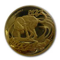 Sdafrika - Natura Special Set 2002 - 1,9 Oz Gold