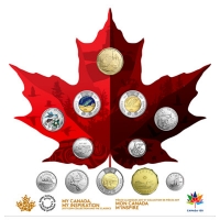 Kanada - 9,05 CAD 150 Jahre Kanada 2017 - 12 Mnzen Satz