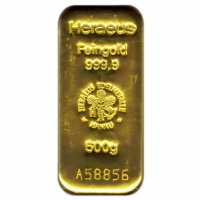 Goldbarren - Umicore / Heraeus / Degussa Goldbarren - 500g Gold