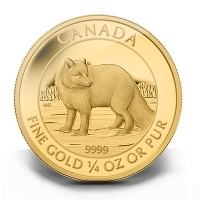Kanada - 10 CAD Polarfuchs 2014 - 1/4 Oz Gold