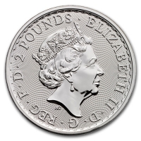 Grobritannien - 2 GBP Britannia 2017 Privy 20 Jahre - 1 Oz Silber