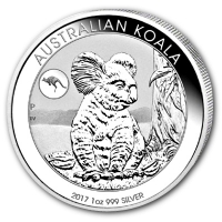 Australien - 1 AUD Koala 2017 - 1 Oz Silber Privy Knguru