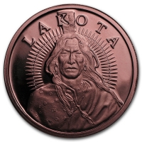 USA - Lakota Sioux Crazy Horse - 1 Oz Kupfer