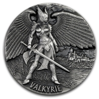 Tokelau - 10 NZD Legends of Asgard Valkyrie - 3 Oz Silber