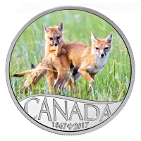 Kanada - 10 CAD 150 Jahre Kanada Swift Fuchs 2017 - Silbermnze