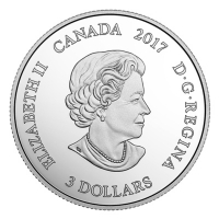 Kanada - 3 CAD Stier 2017 - Silber Proof