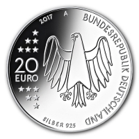 Deutschland - 20 EUR 500 Jahre Reformation 2017 - Silber Spiegelglanz
