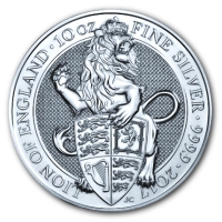 Grobritannien - 10 GBP Queens Beasts Lion 2017 - 10 Oz Silber