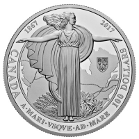 Kanada - 100 CAD Diamantjubilum Konfrderations Medaille - 10 Oz Silber 