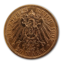 Deutsches Kaiserreich - 20 Mark Friedrich August Sachsen - 7,16g Gold