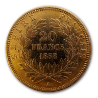 Frankreich - 20 Francs Napoleon III - 5,81g Gold