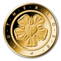 Deutschland - 50 Euro Lutherrose 2017 - 1/4 Oz Gold