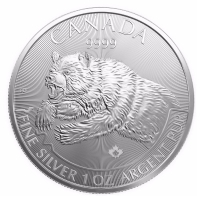 Kanada - 5 CAD Predator Serie Grizzly 2017 - 1 Oz Silber