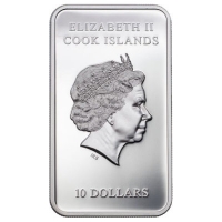 Cook Island - 10 CID Freiheitsstatue 2017 - 2 Oz Silber