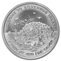 USA - Silverbug Island Meerjungfrau 2016 - 1 Oz Silber