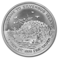 USA - Silverbug Island Kraken 2016 - 1 Oz Silber