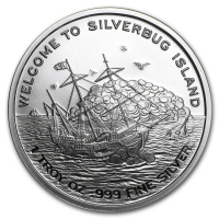 USA - Silverbug Island Die Suche 2015 - 1 Oz Silber