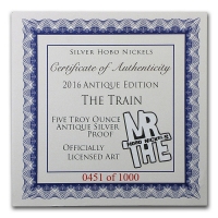 USA - Hobo Nickel The Train - 5 Oz Silber