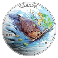Kanada - 10 CAD Der Biber 2017 - Silbermnze