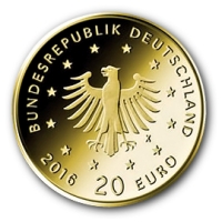 Deutschland - 20 EURO Heimische Vögel Pirol 2017 - 1/8 Oz Gold