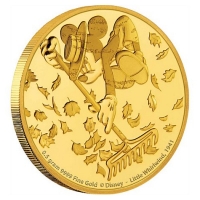 Niue - 2,5 NZD Disney Mickey Mouse Little Whirlwind 2017 - 0,5g Gold