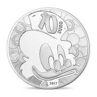 Frankreich - 10 EUR Disney Ducktales 2017 - Silber PP