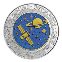 sterreich 25 Euro Niob Serie Kosmologie 2015 Silber-Niob Mnze