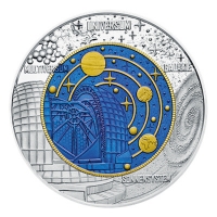 sterreich 25 Euro Niob Serie Kosmologie 2015 Silber-Niob Mnze Rckseite