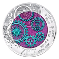 Österreich - 25 Euro Niob Serie Die Zeit 2016 - Silber-Niob Münze