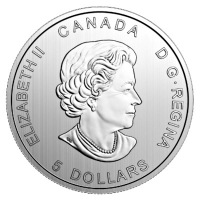 Kanada - 5 CAD Lunar Jahr des Hahns 2017 - 1 Oz Silber