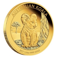 Australien - 25 AUD Koala 2017 - 1/4 Oz Gold Proof