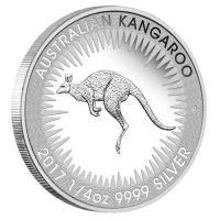 Australien - 0,25 AUD PerthMint Knguru 2017 - 1/4 Oz Silber Proof