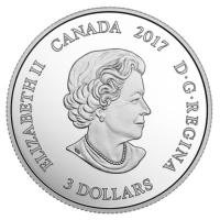 Kanada - 3 CAD Lwe 2017 - Silber Proof