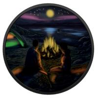 Kanada - 15 CAD Outdoor Lagerfeuer 2017 - Silbermünze