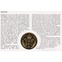 Numisbrief - Sporthilfe 100 Jahre Basketball - Briefmarke + 5 Dollar Mnze