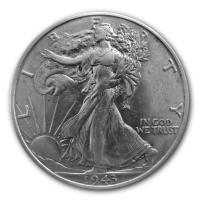 USA - 1/2 USD Half Dollar Walking Liberty 1943 - Silbermnze