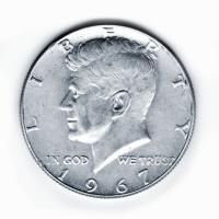 USA - 1/2 USD Half Dollar Kennedy (1965 bis 1970) - Silbermünze
