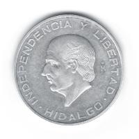 Mexiko - 10 Pesos Hidalgo 1955 - Silbermnze