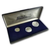 Mexiko - 175 Peso WM1986 3-Coin-Set - Silbermnzen