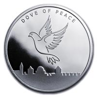 Israel - Holy Land Mint Dove of Peace 2017  - 1 Oz Silber