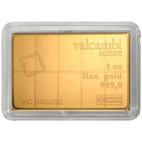 Goldbarren Tafelbarren 10 * 1/10 Oz Gold Rückseite
