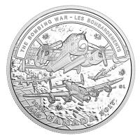 Kanada - 20 CAD WW2 Bombenkrieg - 1 Oz Silber