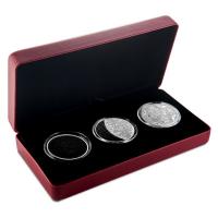 Kanada - 90 CAD Mondphasen 3-Coin-Set 2017 - 3*2 Oz Silber Proof