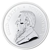 Südafrika Krügerrand 2017 1 Oz Silber Polierte Platte Rückseite