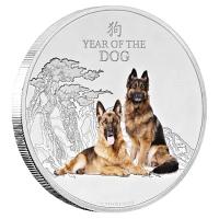 Niue - 2 NZD Lunar Jahr des Hundes - 1 Oz Silber PP