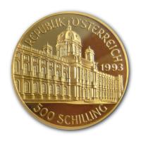 sterreich - 500 Sh. Rudolf II 1993 - 8g Gold