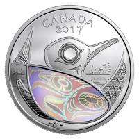 Kanada - 20 CAD Beschtzt unsere Zukunft 2017 - 1 Oz Silber Hologram