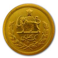 Iran Persien - 1 Pahlavi Shah Reza - 8,13g Goldmnze