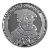 Medaille - Dr. Martin Luther - 15g Silber PP