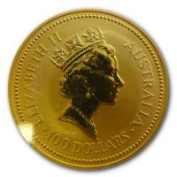 Australien - 100 AUD Känguru 1991 - 1 Oz Gold